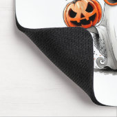 Niedlich Ghost Halloween Diva Cartoon Sungles Hand Mousepad (Ecke)