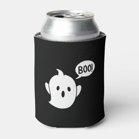 Niedlich Ghost Halloween Dosenkühler (Kanne Vorderseite)