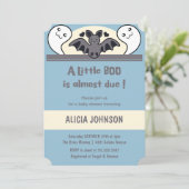 Niedlich Ghost Halloween Einladung (Stehend Vorderseite)