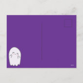 Niedlich Ghost Halloween Feiertagspostkarte (Rückseite)