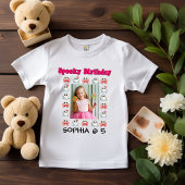 Niedlich Ghost Halloween Foto Kindergeburtstag T-Shirt