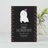 Niedlich Ghost Halloween Geburtstagskleidung Spook Einladung (Stehend Vorderseite)