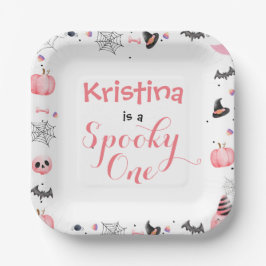 Niedlich Ghost Halloween Geburtstagsparty Girl Pin Pappteller