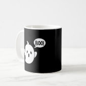 Niedlich Ghost Halloween Kaffeetasse (Vorderseite Links)