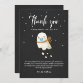 Niedlich Ghost Halloween Kinderdusche Danke Karte (Vorne/Hinten)