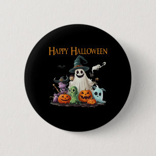Niedlich Ghost Halloween Kostüm Happy Halloween Gh Button
