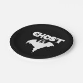 Niedlich Ghost Halloween Pappteller (Schrägansicht)