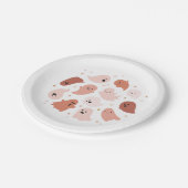 Niedlich Ghost Halloween Pappteller (Schrägansicht)