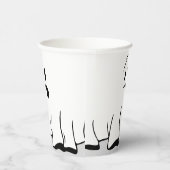 Niedlich Ghost-Halloween-Party Pappbecher (Rechts)