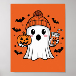 Niedlich Ghost Halloween Poster