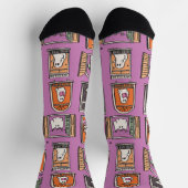 Niedlich Ghost Halloween Socken (Oben)