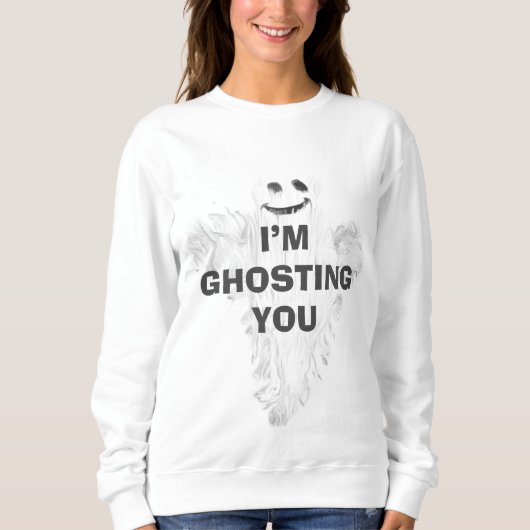 Niedlich Ghost Halloween T - Shirt (Vorderseite)