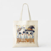 Niedlich Ghost Halloween Tragetasche (Rückseite)