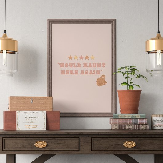 Niedlich Ghost Halloween Wall Art Poster