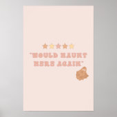 Niedlich Ghost Halloween Wall Art Poster (Vorne)