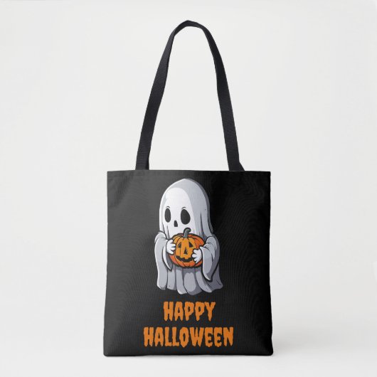 Niedlich Ghost Happy Hallowen Tasche (Vorderseite)
