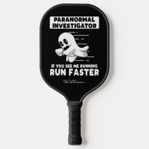 Niedlich Ghost Hunter Personalisiert Geburtstagsga Pickleball Schläger