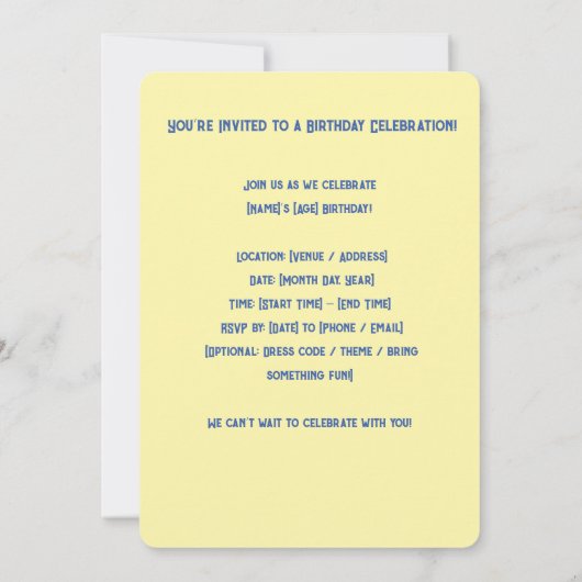 Niedlich Ghost - ich erinnere mich, wer ich bin Einladung (Rückseite)