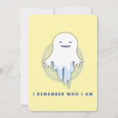 Niedlich Ghost - ich erinnere mich, wer ich bin Einladung (Vorderseite)