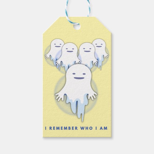 Niedlich Ghost - ich erinnere mich, wer ich bin Geschenkanhänger (Vorderseite)