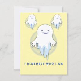 Niedlich Ghost - ich erinnere mich, wer ich bin Postkarte