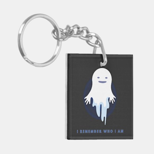 Niedlich Ghost - ich erinnere mich, wer ich bin Schlüsselanhänger (Vorderseite links)