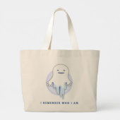 Niedlich Ghost - Ich erinnere mich, wer ich Gesche Jumbo Stoffbeutel (Rückseite)
