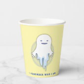 Niedlich Ghost - Ich erinnere mich, wer ich Gesche Pappbecher (Rückseite)