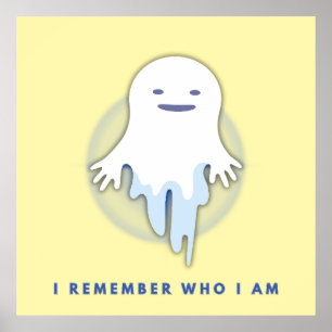 Niedlich Ghost - Ich erinnere mich, wer ich Gesche Poster