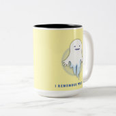 Niedlich Ghost - Ich erinnere mich, wer ich Gesche Zweifarbige Tasse (VorderseiteRechts)