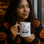 Niedlich Ghost in Bushes Name Halloween Kaffeetasse