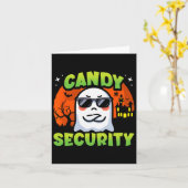 Niedlich Ghost Kids Halloween - Candy Security - F Karte (Gelbe Blume)
