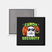 Niedlich Ghost Kids Halloween - Candy Security - F Magnet (Vorderseite/Rückseite)