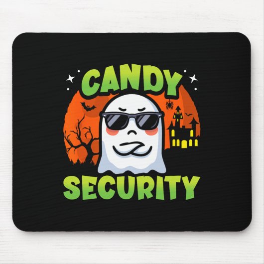 Niedlich Ghost Kids Halloween - Candy Security - F Mousepad (Vorne)