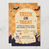 Niedlich Ghost Kids Halloween-Party Einladung (Vorne/Hinten)