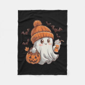 Niedlich Ghost Lace Kleinkind Ghost Pumpkin Eiskaf Fleecedecke (Vorderseite)