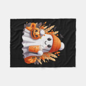 Niedlich Ghost Lace Kleinkind Ghost Pumpkin Eiskaf Fleecedecke (Vorderseite (Horizontal))