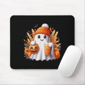 Niedlich Ghost Lace Kleinkind Ghost Pumpkin Eiskaf Mousepad (Mit Mouse)