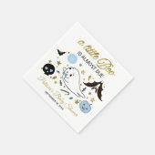 Niedlich Ghost Little Boo Halloween Babydusche Nap Serviette (Ecke)