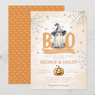 Niedlich Ghost Little Boo ist fast passend Babydus Einladung