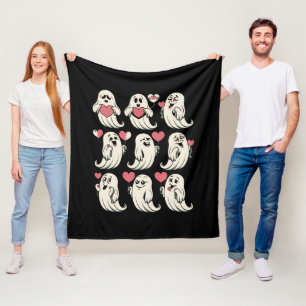 Niedlich Ghost Lover Herzstück Valentinstag Funny Fleecedecke