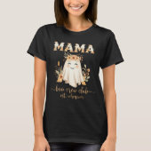 Niedlich Ghost Mama Boo Crew Club Boho Halloween T-Shirt (Vorderseite)