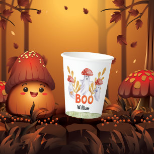 Niedlich Ghost Mushroom Halloween Boo Baby Dusche Pappbecher