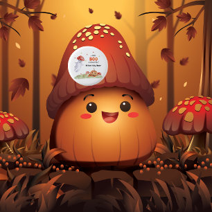 Niedlich Ghost Mushroom Halloween Fall Baby Dusche Button