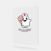 Niedlich Ghost Nurse Boo Boo Crew Halloween Classi Acrylschild (Winkel)