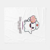 Niedlich Ghost Nurse Boo Boo Crew Halloween Classi Fleecedecke (Vorderseite (Horizontal))