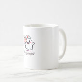 Niedlich Ghost Nurse Boo Boo Crew Halloween Classi Kaffeetasse (VorderseiteRechts)
