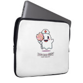 Niedlich Ghost Nurse Boo Boo Crew Halloween Classi Laptopschutzhülle (Vorne Rechts)