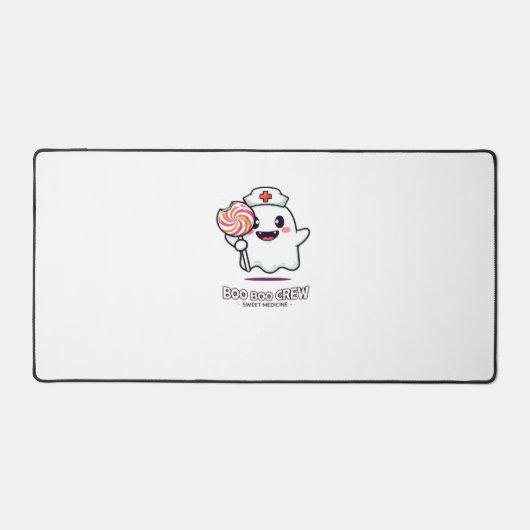 Niedlich Ghost Nurse Boo Boo Crew Halloween Classi Schreibtischunterlage (Vorderseite)