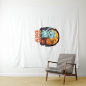 Niedlich Ghost Nurse - Boo Boo Crew Halloween Spaß Wandteppich (Beispiel (Horizontal))